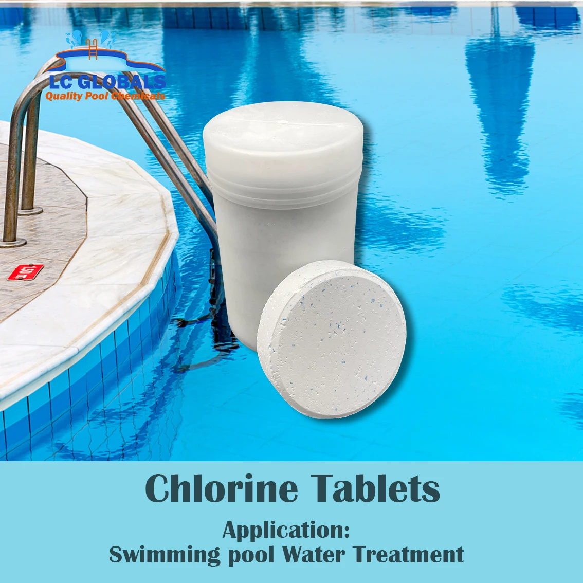 Swimming Pool Care Water Purification Tablet Slow Dissolving 90 3 Inch Pool Sanitizing Tablets