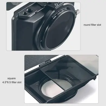 TILTA Tiltaing MB-T15 Four Lens Adapter Rings Camera Mini Matte Box for DSLR Mirrorless Style Cameras detail image
