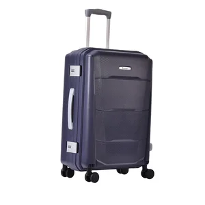 PP 4 Wheels Trolley Suitcase Long Distance Travelling Luggage Carry on Luggage 22 26 Inch With Factory Price