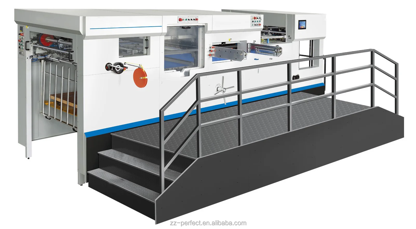 High Speed Auto Feed Flat Bed Cardboard Box Die Cutting Machine For