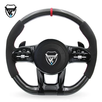 For Mercedes Benz A GLA B GLB C GLC E GLE CLS 2019-2023 custom sports model handle steering wheel modification ZC-809-T93-F