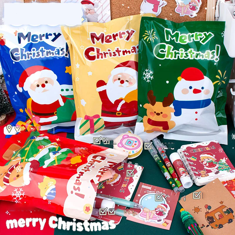 MOKA Christmas Stationery Gift Pack Blind Box Planning Gift Box Set Kawaii Sticker Stationery Set for Student Gift