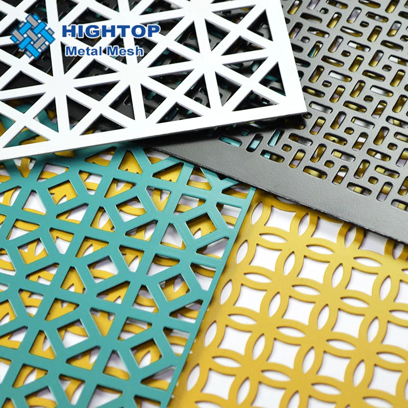 Custom Shape Round Hexagonal Honeycomb Decorative Perforated Metal Steel Panel Aluminium Plate Mesh for Balcony Screen
