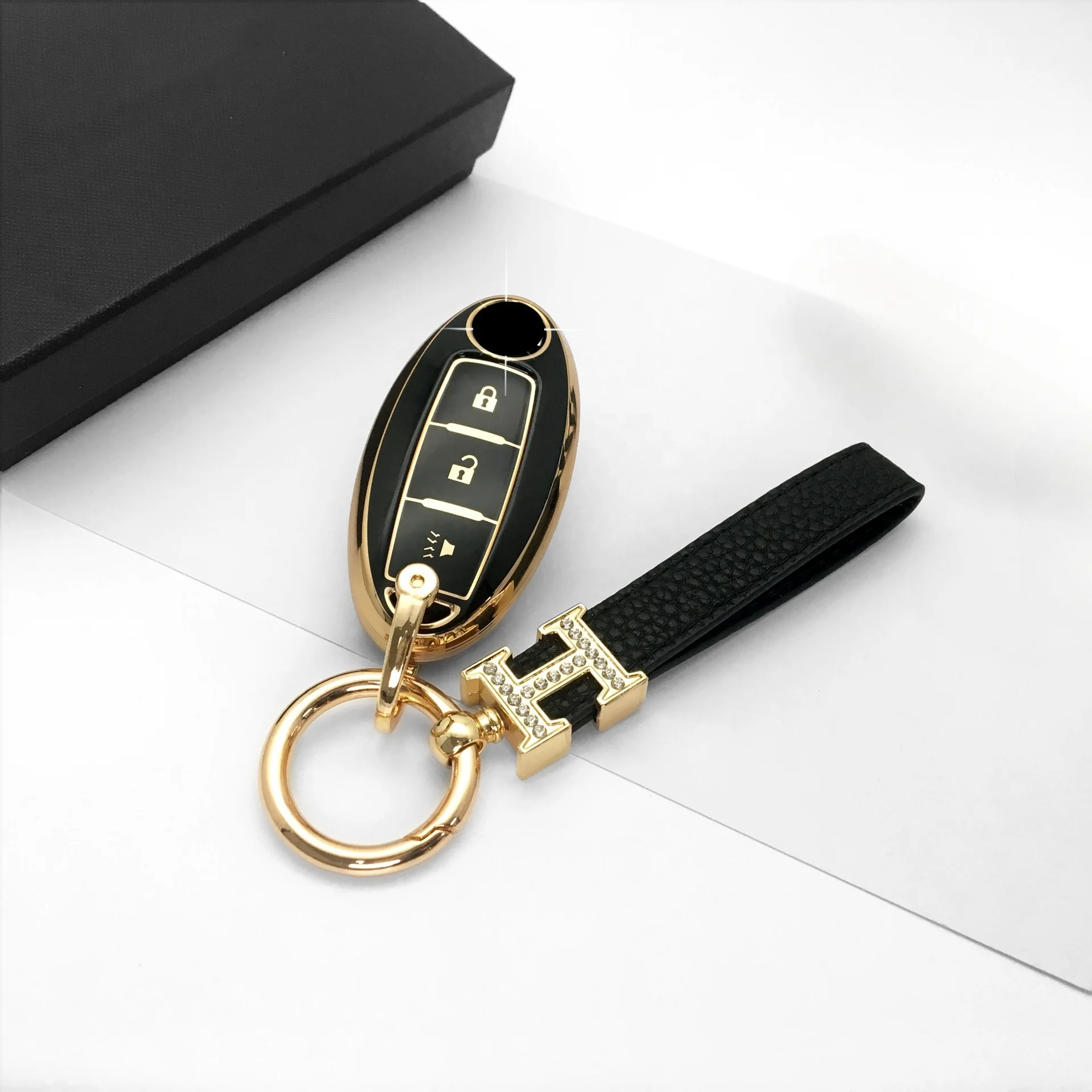 Wholesale Protective Smart Key Case Soft TPU Key Cover for Nissan Tiida/Qashqai/X-Trail