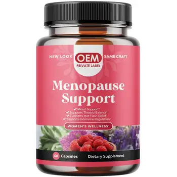 OEM Women Supplement Menopause Capsules Hormone Balance Capsule for Immunity Booster Anxiety Mood Support