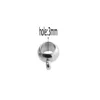 077 acier couleur argent 3 [0,54 g chacun]