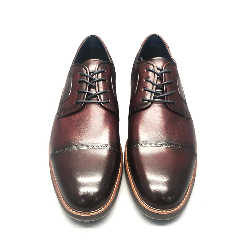 
Модная дизайнерская винтажная мужская деловая итальянская обувь из натуральной кожи 