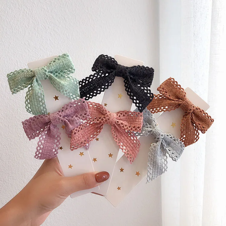 Sayoung girls cheveux noeud заколки для волос с бабочками и