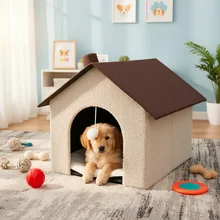 Funny Luxury Indoor Small Dog Cat House Pet Bed Dog House