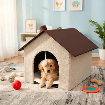 Funny Luxury Indoor Small Dog Cat House Pet Bed Dog House
