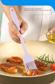 2 Stück Silikon BBQ Pinsel Mit Flasche – Hitzebeständig, Grün, Mit Deckel, 125 Mm