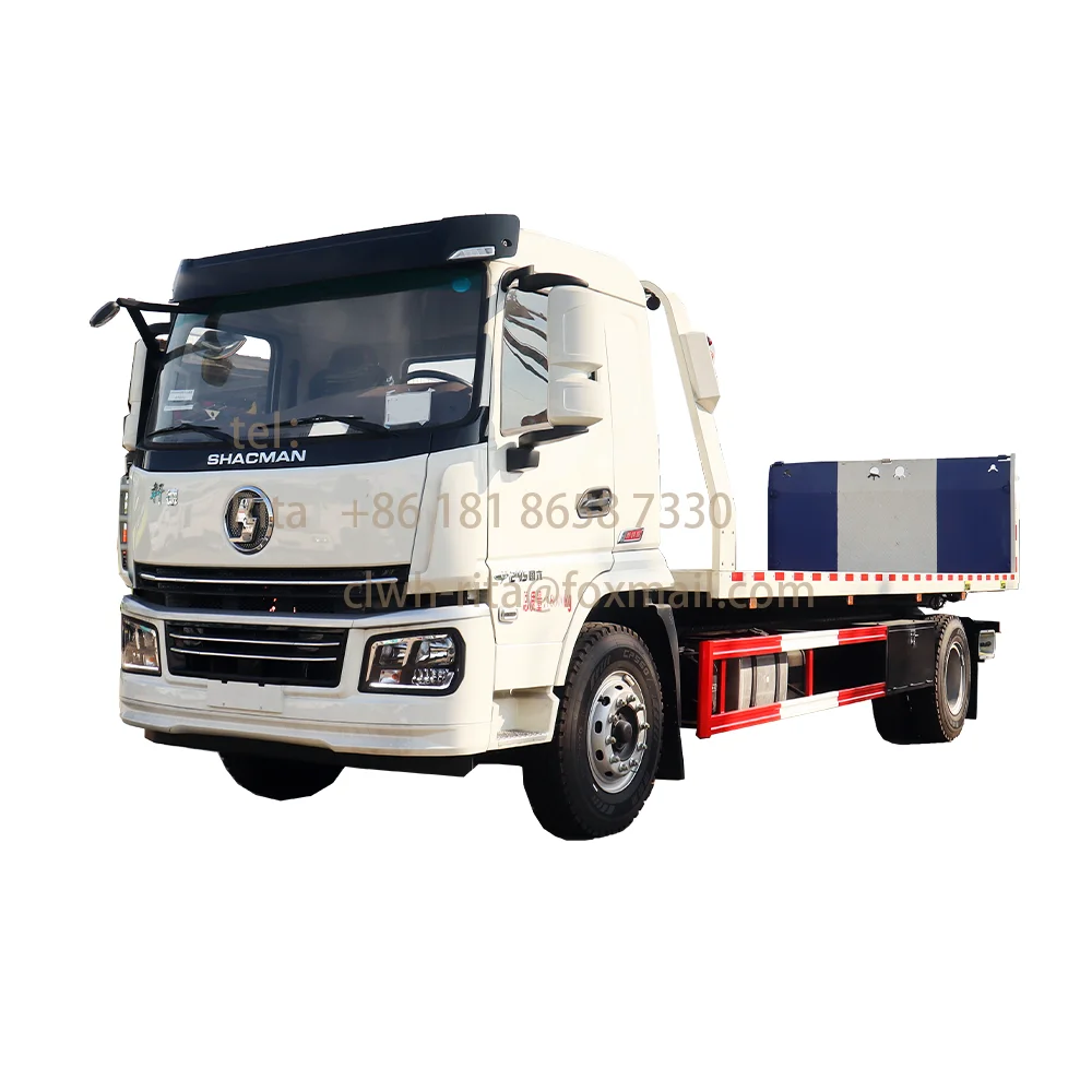 SHACMAN Caminhão Guincho com Plataforma de 8 Toneladas Fornecedor Profissional Venda Direta de Fábrica Guinchos