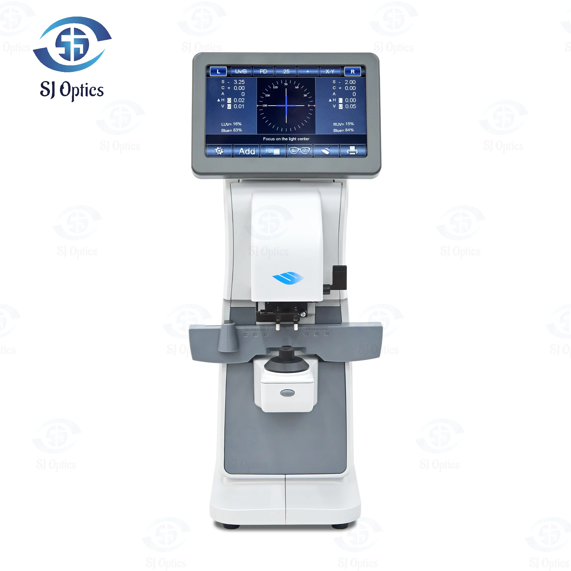 SJ Optics Huvitz Optical Auto Lensmeter With Backlight Focimeter Optical Machine LM-260