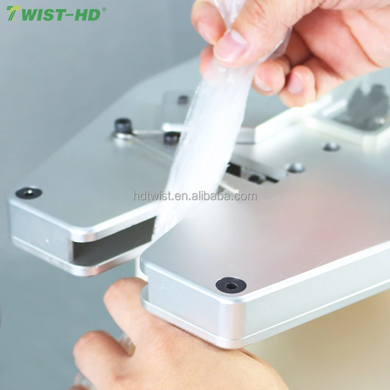 Semi-Automatic  Adjustable Bread Bag Packing Machine Manual Twist Tie Banding Tying Machine for Bakery