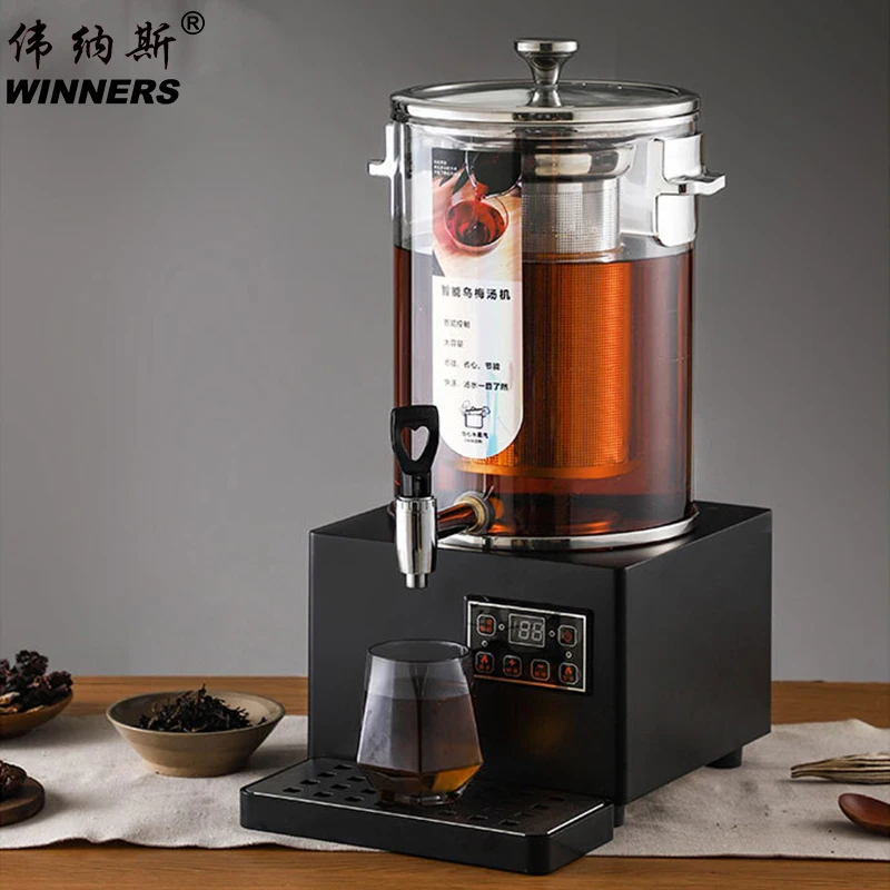 WINNERS 30L Automatic Tea Maker Commercial Use Tea Urn Coffee Maker Water Boiler with Visible Food Grade PC Material Barrel