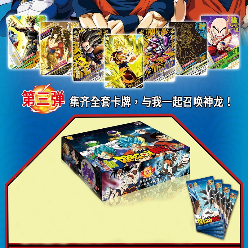 Kawaii коллекция японского Аниме Драконий жемчуг Редкие карты коробка Детские игрушки для детей подарок на день рождения игра