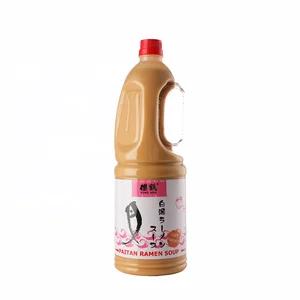 Japanese Yummy Tonkotsu Ramen Soup Noodles Manufacturer Paitan Ramen Soup