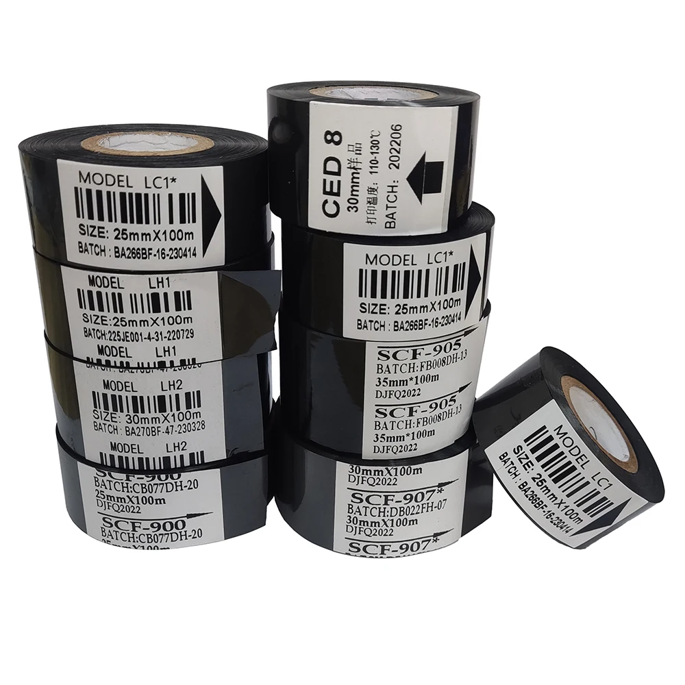Kurz 100m Black Hot Stamping Foil Ink Ribbon for Date Coding