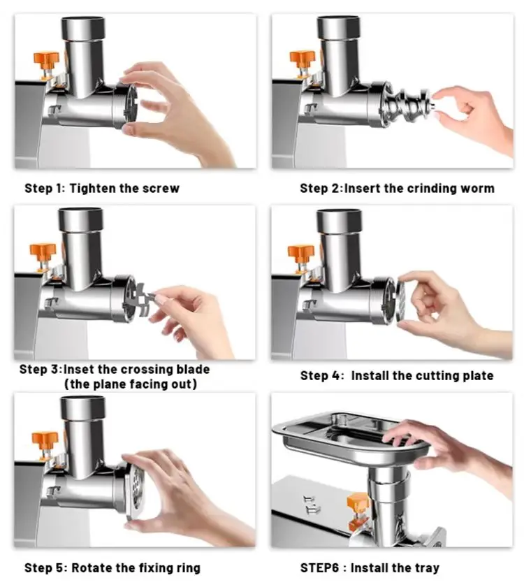 Steel Stainless Power Packing Material Home Use Commercial Professional Jupiter Meat Grinder for Butchers