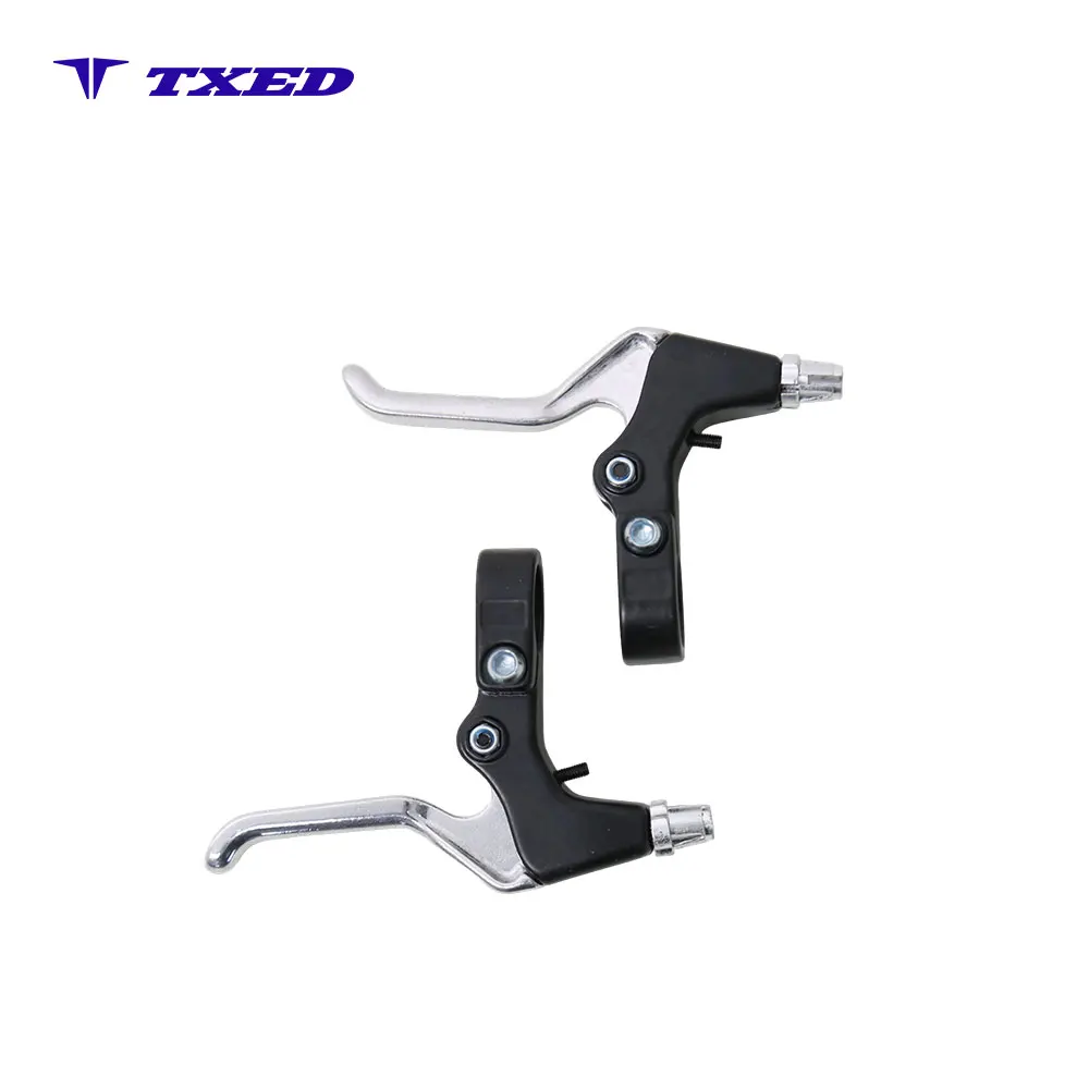 Aluminum Alloy 2-Finger Adjustable Bike Brake Lever with Easy Installation Universal for MTB Road Bike E-Bike & Kids' Bikes