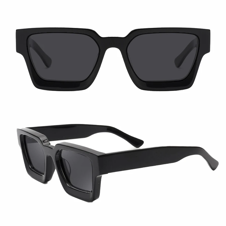 Dl Glasses Wholesale Acetate Rectangle Polarized Sunglasses High End ...