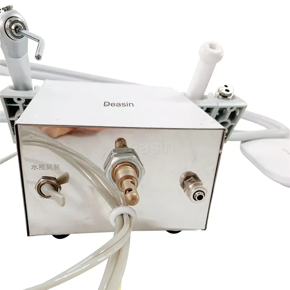 With Luxury Multifunction Pedal Portable Dental Unit Dental Portable Turbine Unit Work With Air