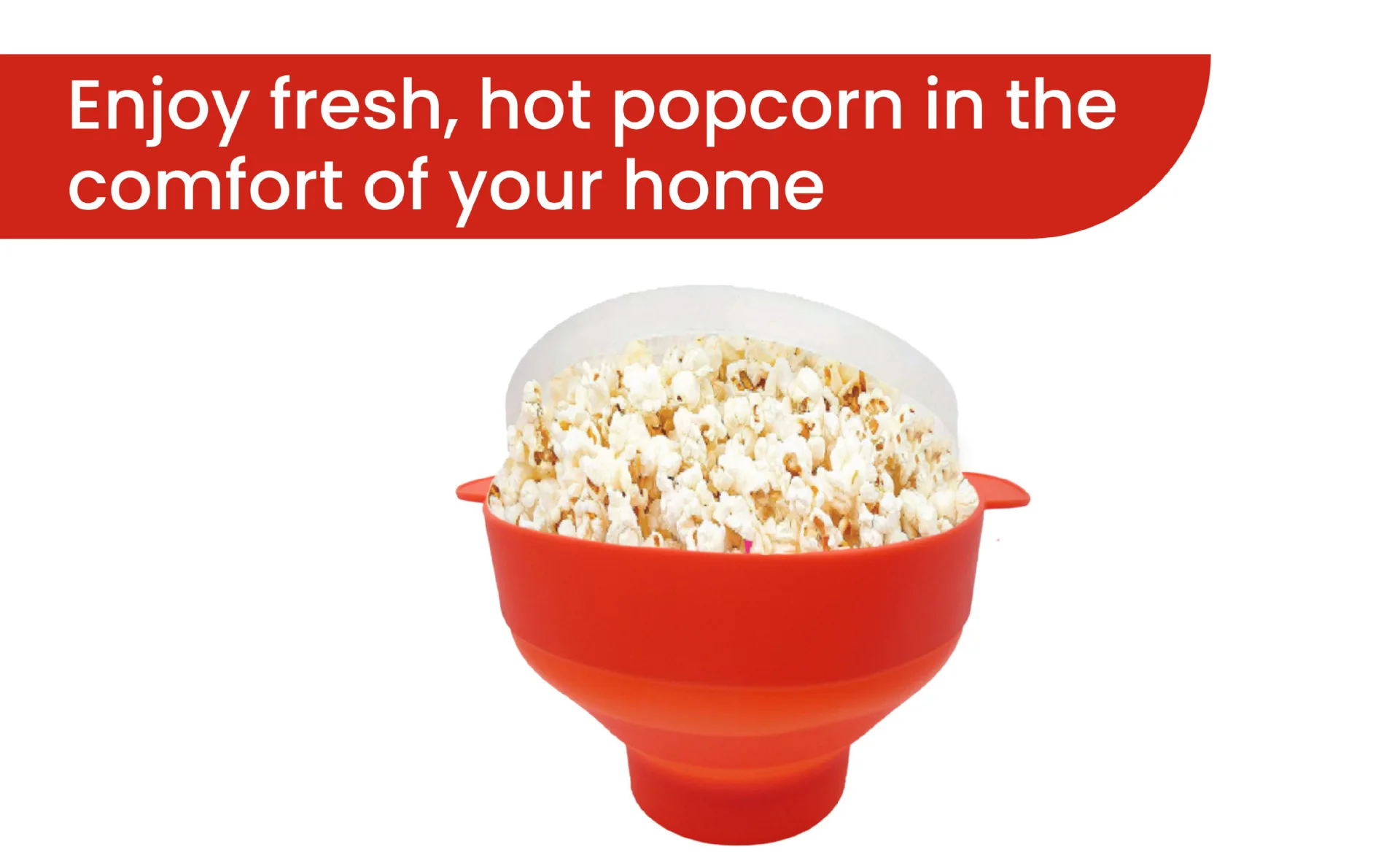 Foldable High Temperature Resistant Oven Safe Disposable Customized Silicone Tableware Microwave Popcorn Bucket details