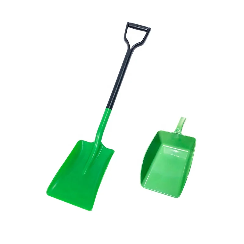 Неискровое квадратные лопаты типа D пластиковый взрывозащищенный химический лопата для снега портативный