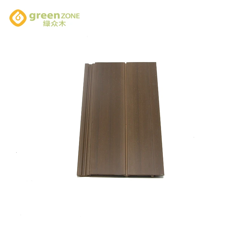 Inside 3m Building Decorative Brown Indoor Composite Slat Cladding Wpc Interior Wall Flat Panel