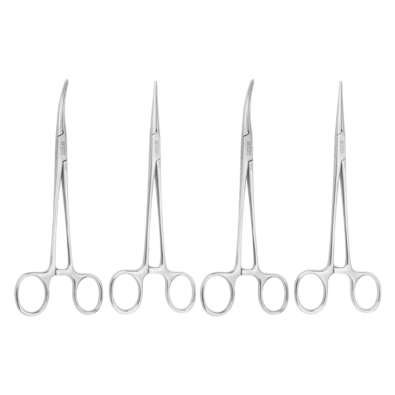 Shinva Surgical Instruments Straight Needle Holder Curved Hemostatic ...