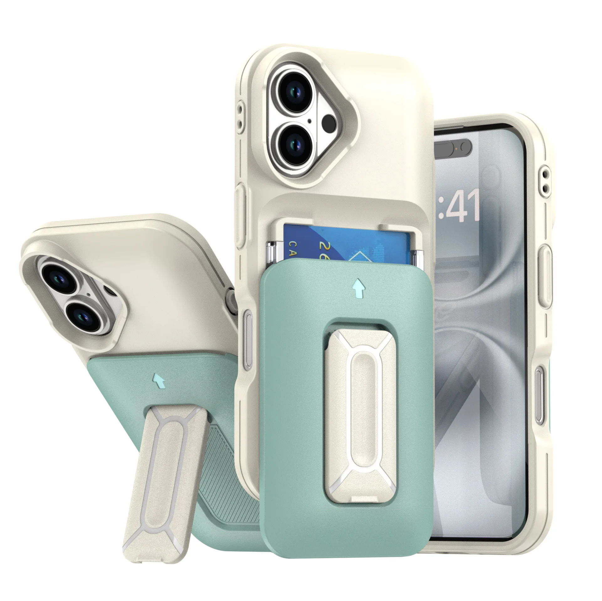 Suitable For Pro Max Lanyard Phone IPhone 16 17 AIR Stand Case With Card Slot_voghion.com