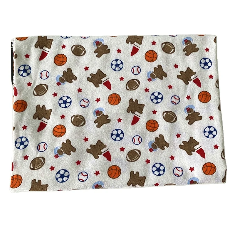 Оптовая продажа, доступная хлопчатобумажная ткань с принтом для пижам, одежда для сна