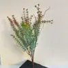 Modelo de planta acuática de plástico de 35 cm, 5 unidades, color blanco otoño.