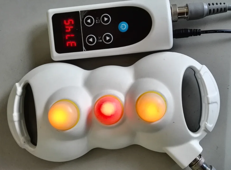 Инфракрасный Ручной нефритовый нагревательный проектор с 9 + 3 массажными шариками