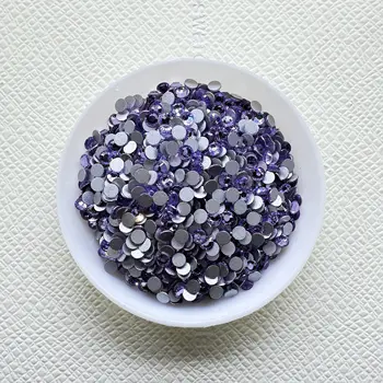 Violet Bulk Wholesale Flatback Rhinestones Bulk Rhinestones for Nails Crafts Clothes DIY Decoration