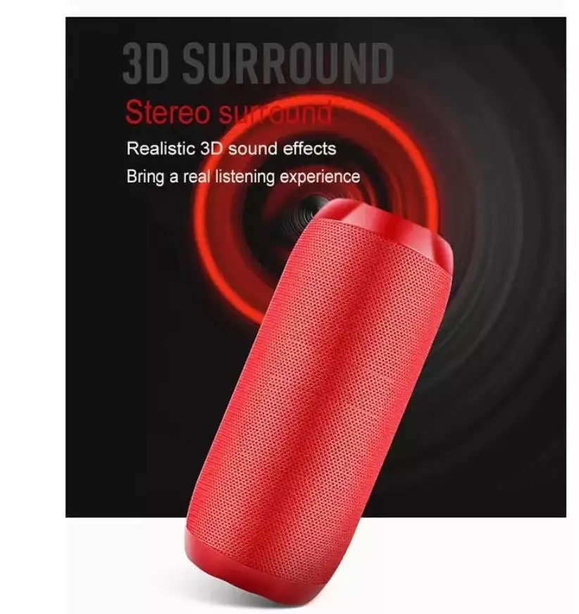 2020 Mini Portable Wireless 117 Speaker Bass Waterproof Outdoor BTMobile Music Tg 117 Speaker With Fm Radio - ANKUX.COM