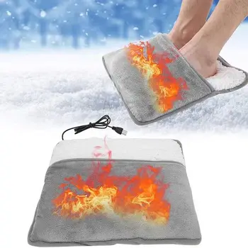 USB Multipurpose Electric Foot Heating Pad Waterproof and Leakproof Thermal Equipment in the Form of a Foot Warmer Cushion