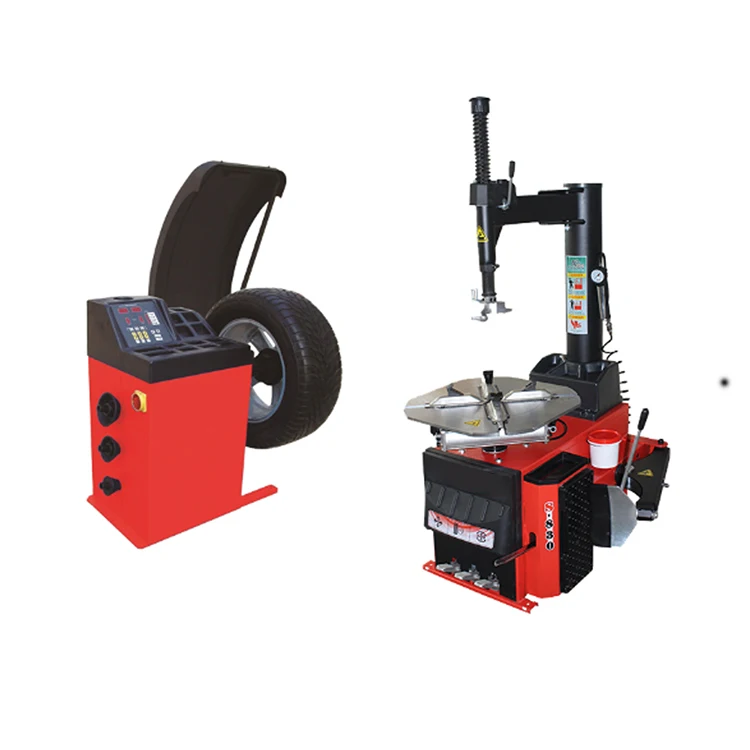 New Tire Service Workshop Tyre Changer Repair Equipment Wheel Balancer Combo