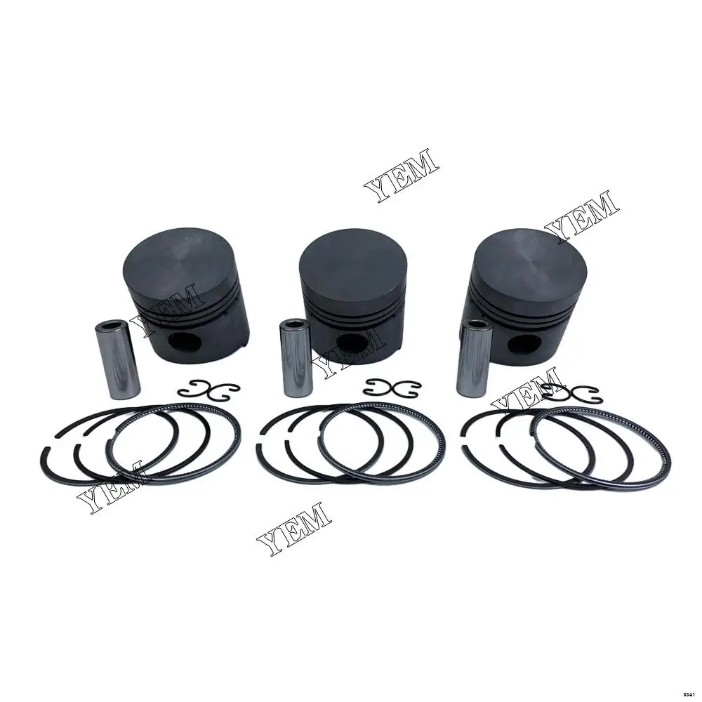 D1102 Cylinder Piston Kit With Ring for Kubota Excavator Forklift Diesel Engine Repair Parts
