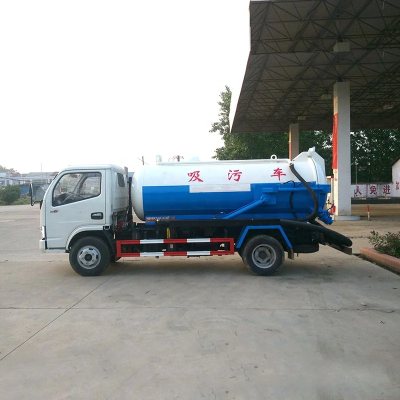Howo 4x2 Sewage Suction Truck Customized Spetic Fecal Suction Tanker Truck for Sale