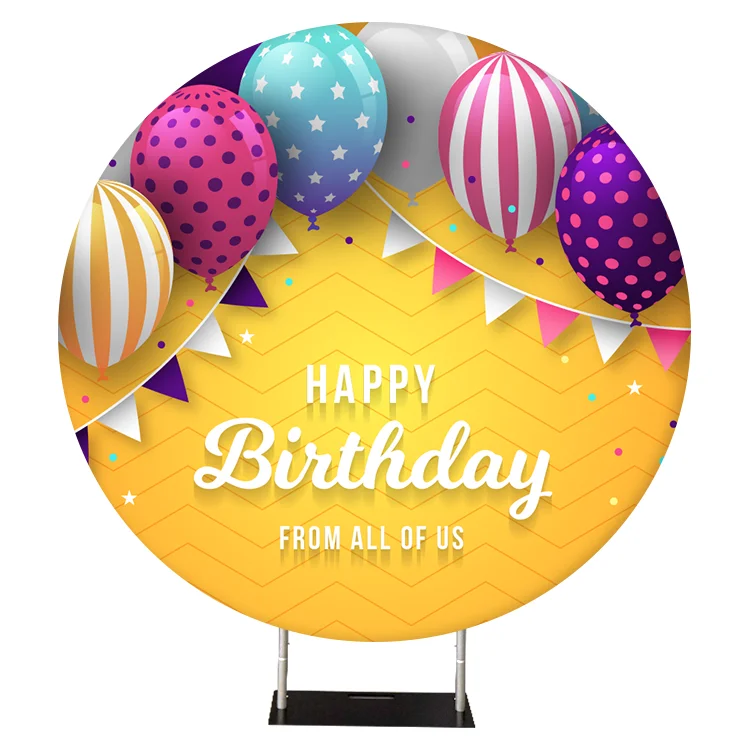 Round Frame Event Birthday Party Tension Fabric Wall Stand Custom Backdrop With Logo Buy Custom Backdrop With Logo Backdrop Stand Backdrop Wall Product On Alibaba Com