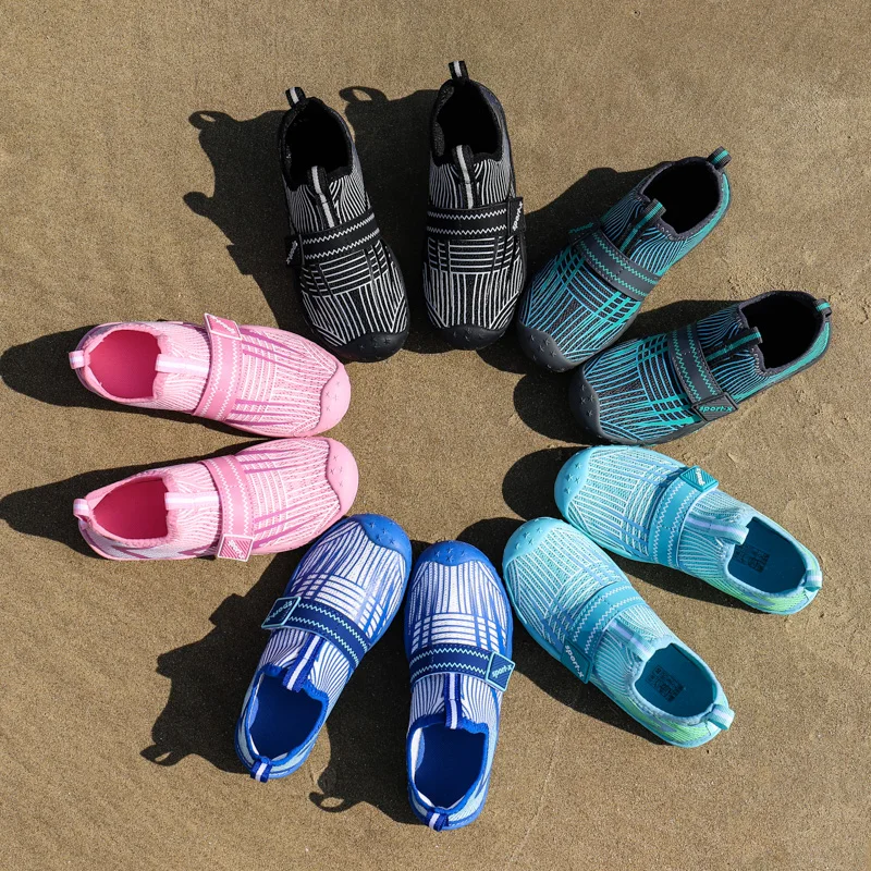 Детские пляжные туфли, обувь для воды для женщин и мужчин, босоножки, быстросохнущая пластиковая обувь для прогулок