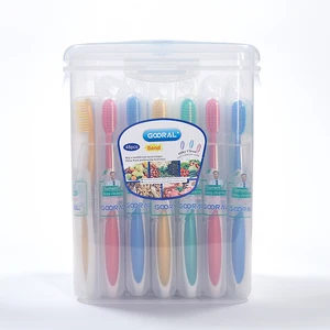 Best-Selling Disposable Manual Toothbrush Soft Nylon Large Head OEM Customizable Biodegradable Plastic Home Use Regular Size