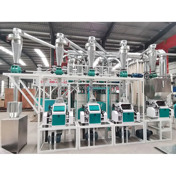 Automatic 15t/d Wheat Flour Mill Small Grain Milling Machine Powder