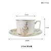 275ml coffee cup and saucer