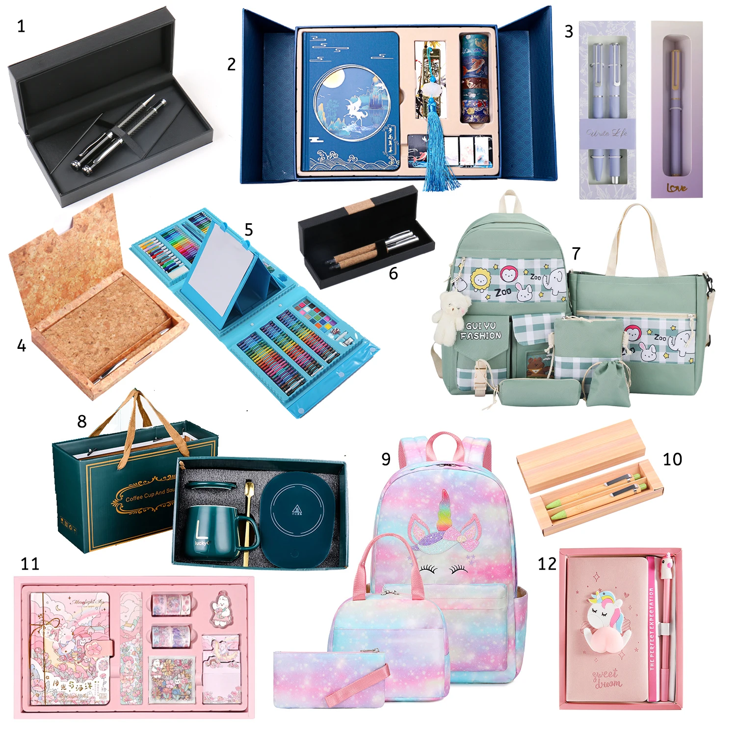 Popular Children Back To School A Variety Of Styles Of Stationery Set Children Stationery Bag