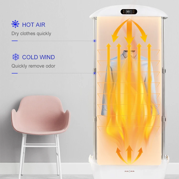 Human Body Sensing Remote Control Smart Auto Uv Wrinkle Steam Iron Portable Collapse Folding Electric Clothes Dryer