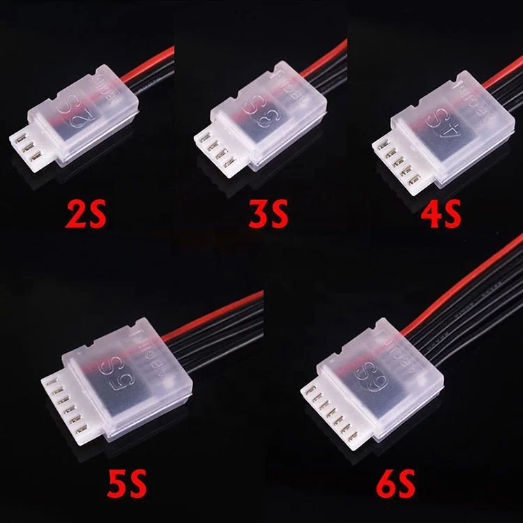 LiPo Akku Balance Verlängerungskabel Set – Für 2S, 3S, 4S, 5S, 6S, JST Stecker, 20 Cm