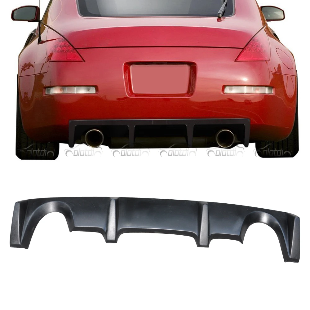 FRP Rear Lip Bumper Diffuser Rear Bumper Lip for NISSAN 350Z OLOTDI