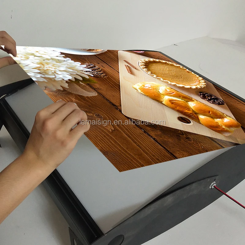 Free Design Led Display Screen for Commercial Menu Board for Order Food Advertising Light Box